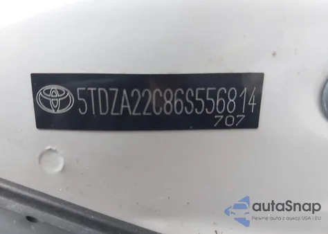 2006 Toyota Sienna Xle Limited from USA, damaged, VIN 5TDZA22C86S556814